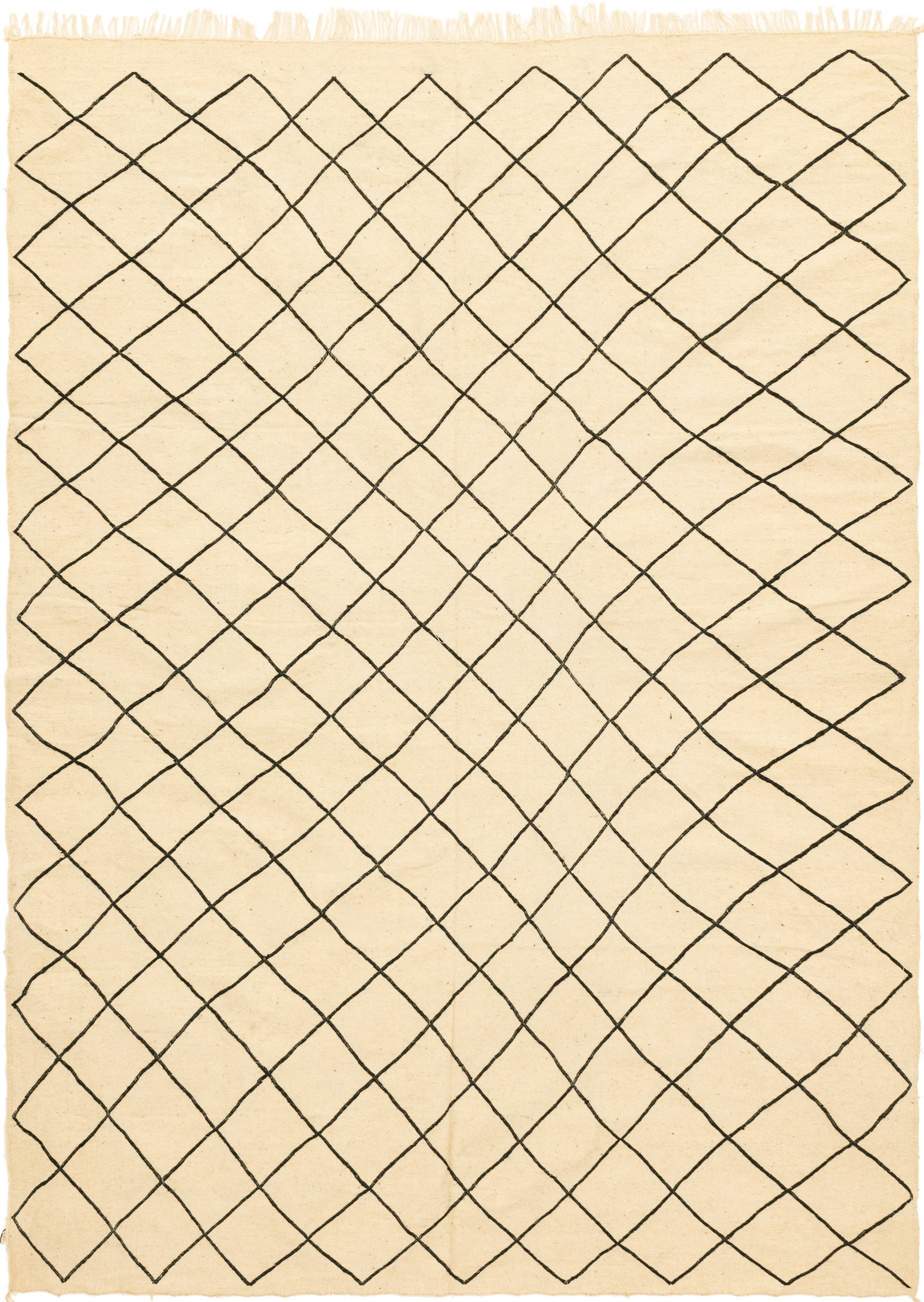 8' 10 x 12' 6 Hand Knotted Moroccan Wool Rug