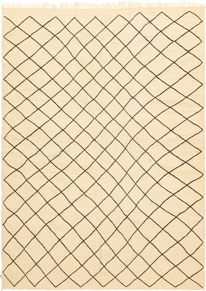 8' 10 x 12' 6 Hand Knotted Moroccan Wool Rug