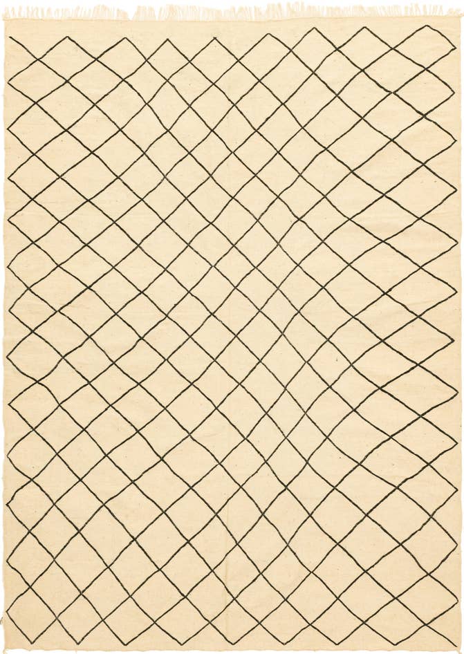 Detail image of 8' 10 x 12' 6 Hand Knotted Moroccan Wool Rug