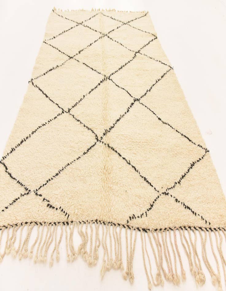 Detail image of 7' x 9' 6  Hand Knotted Moroccan Wool Rug