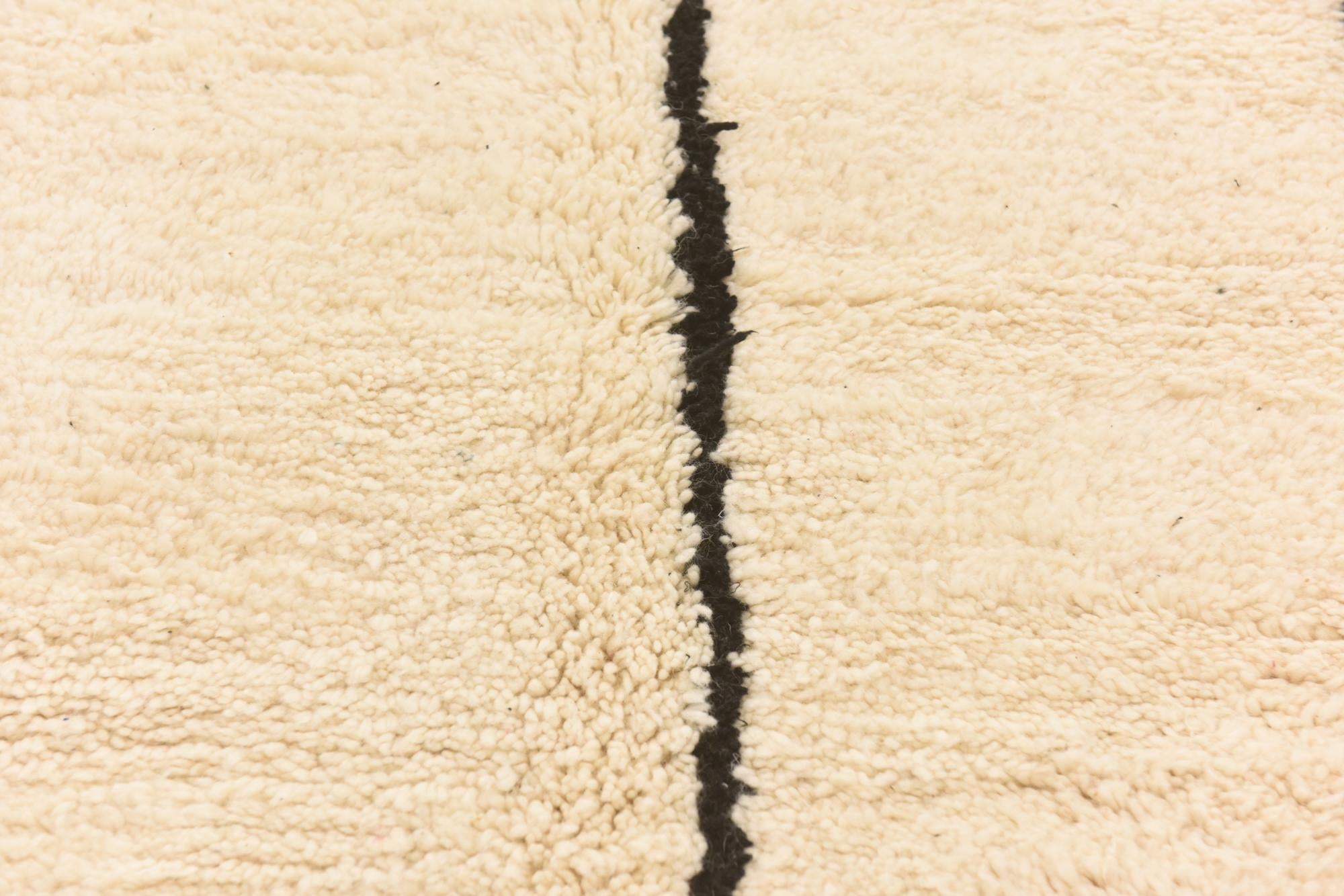 5' 4 x 8' 9 Hand Knotted Moroccan Wool Rug
