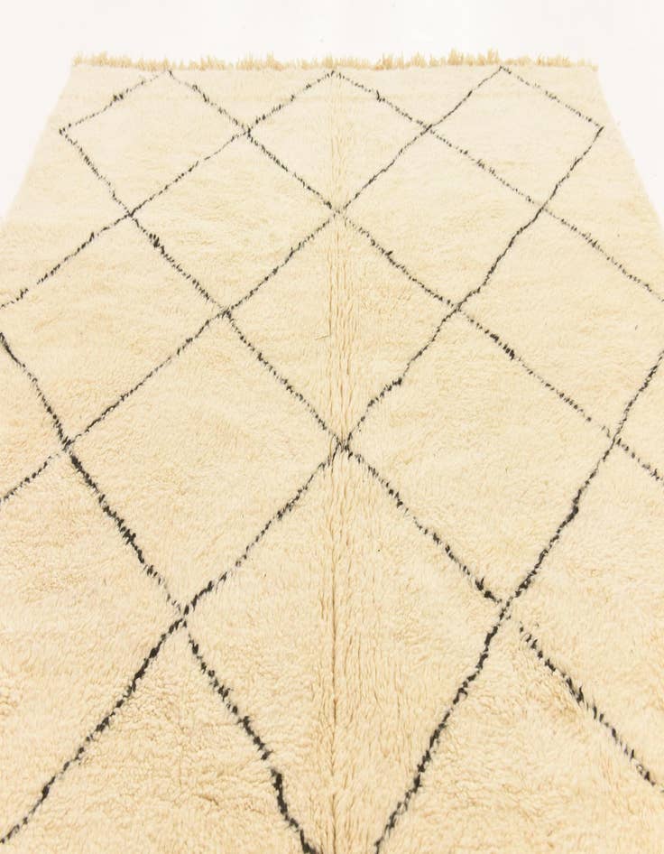 Detail image of 7' 1 x 9' 10 Hand Knotted Moroccan Wool Rug