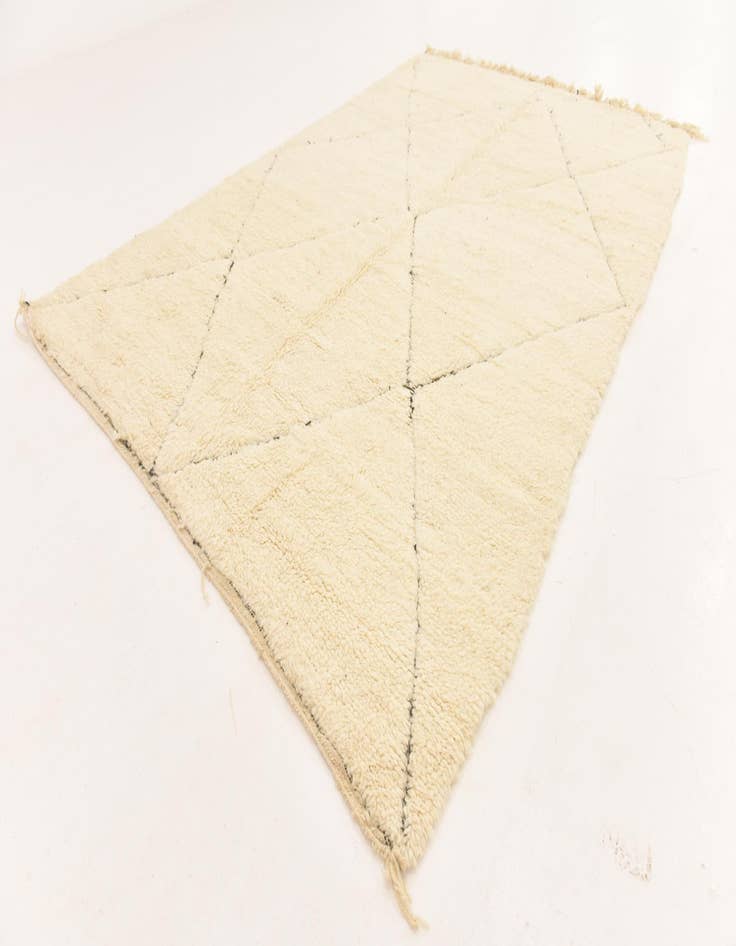 Detail image of 6' 5 x 10' 1  Hand Knotted Moroccan Wool Rug