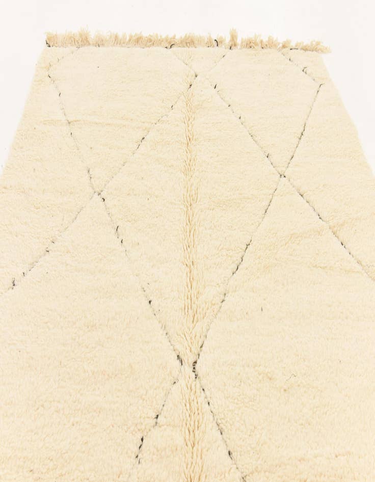 Detail image of 6' 5 x 10' 1  Hand Knotted Moroccan Wool Rug