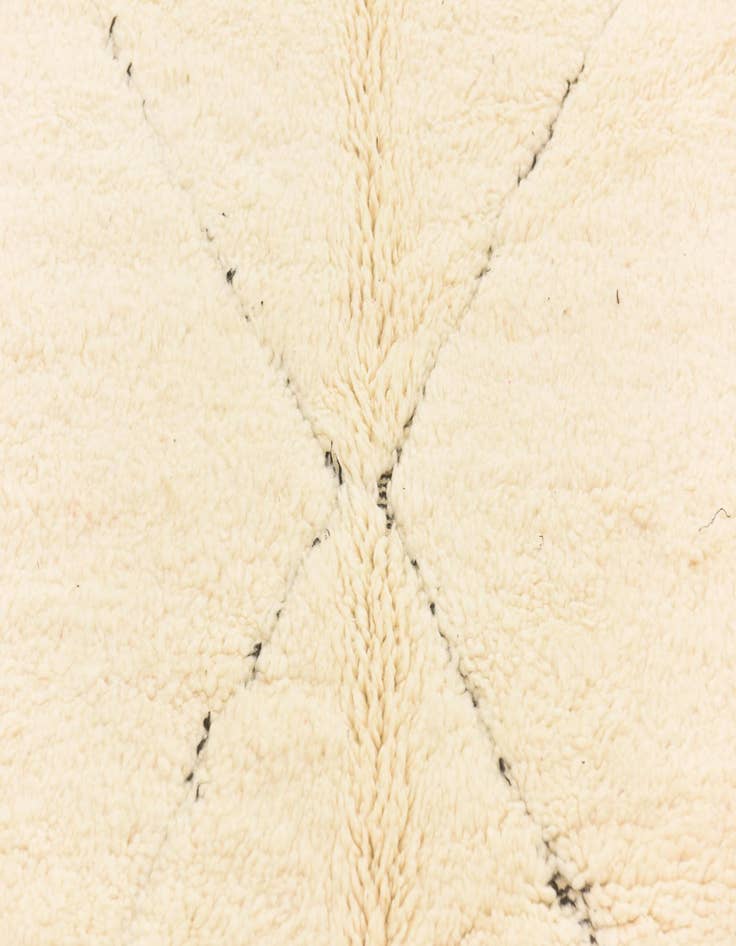 Detail image of 6' 5 x 10' 1  Hand Knotted Moroccan Wool Rug