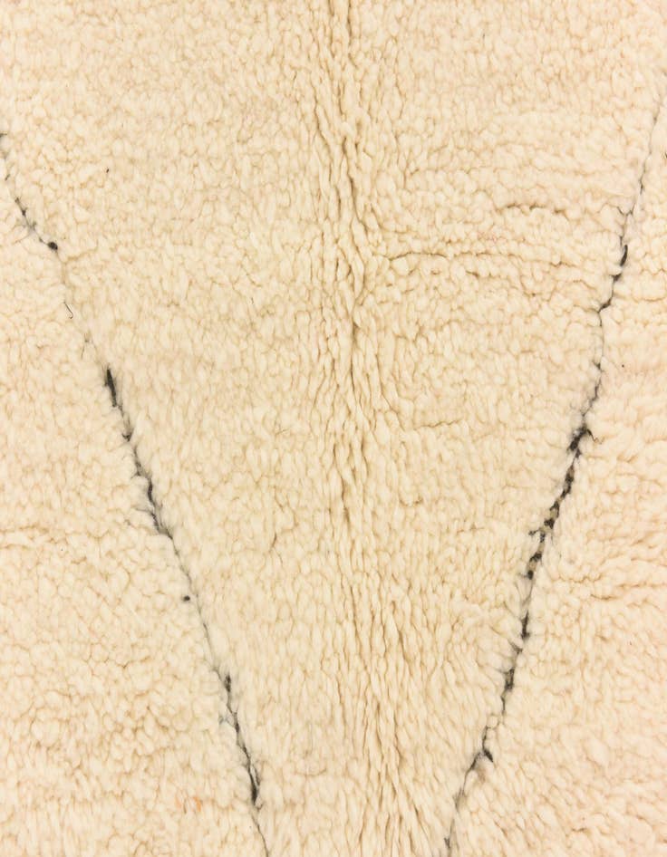 Detail image of 6' 5 x 10' 1  Hand Knotted Moroccan Wool Rug