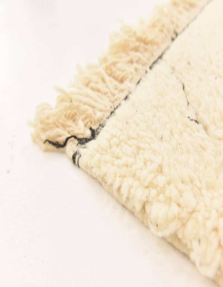 Detail image of 6' 5 x 10' 1  Hand Knotted Moroccan Wool Rug