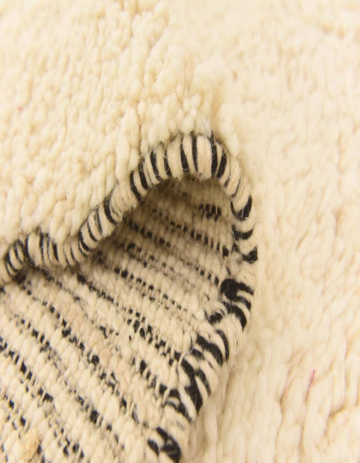 Detail image of 5' 7 x 8' 2  Hand Knotted Moroccan Wool Rug