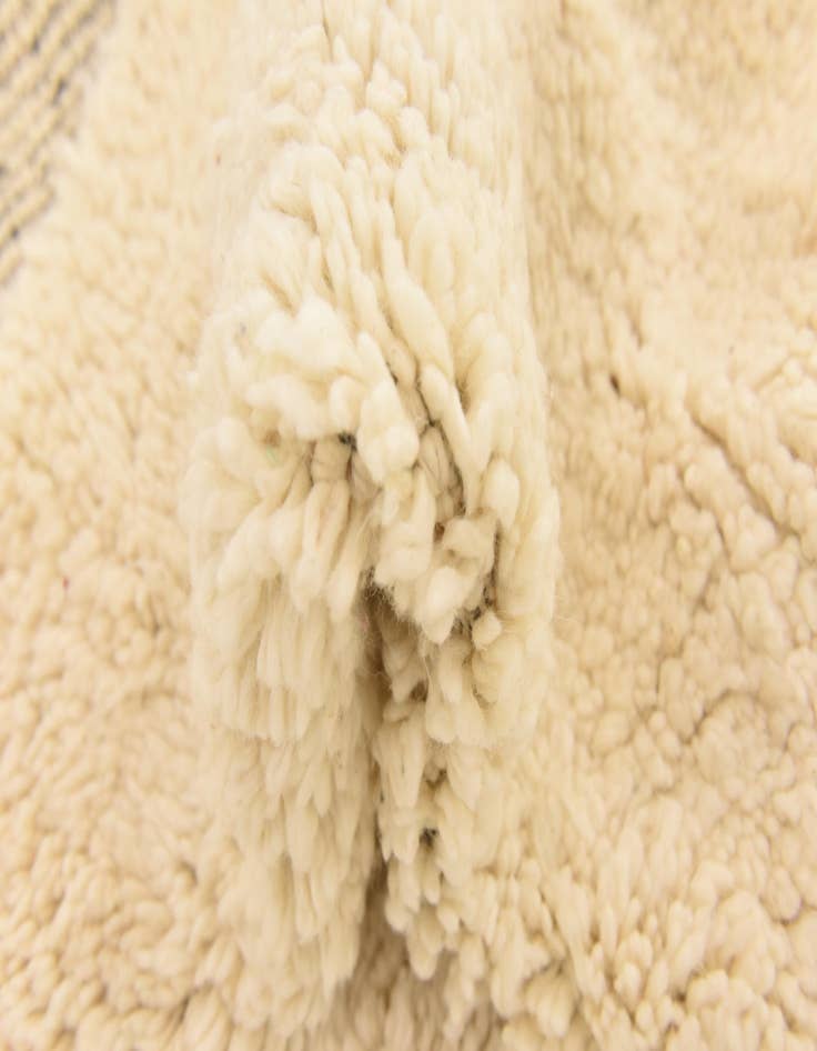 Detail image of 5' 7 x 8' 2  Hand Knotted Moroccan Wool Rug