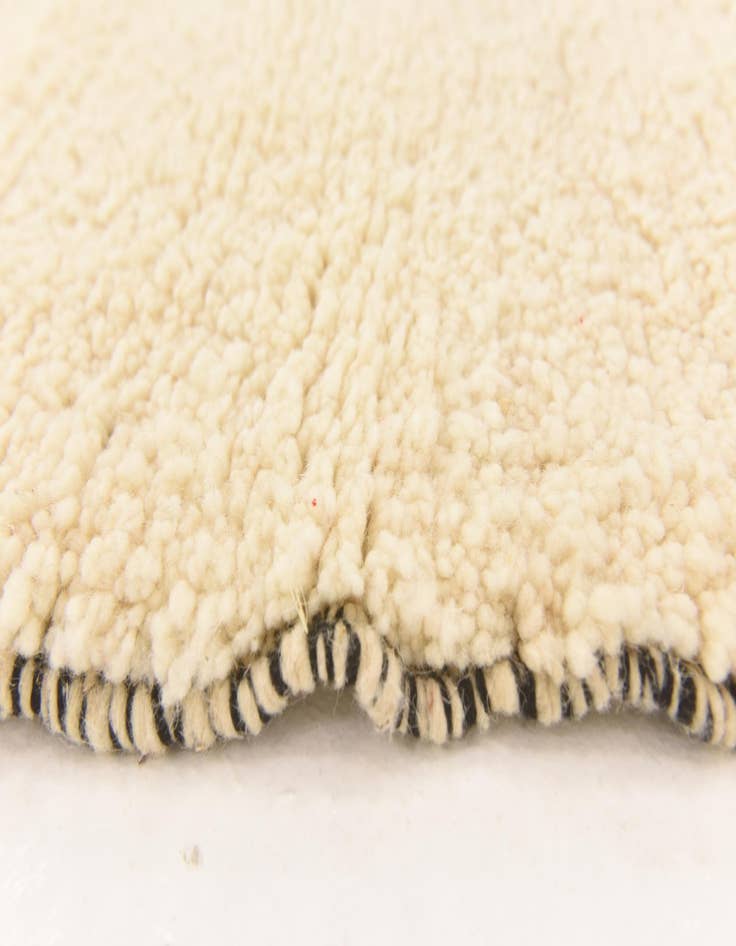 Detail image of 5' 7 x 8' 2  Hand Knotted Moroccan Wool Rug