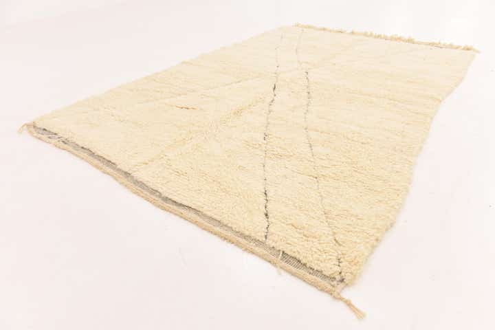 5' 3 x 8' Hand Knotted Moroccan Wool Rug