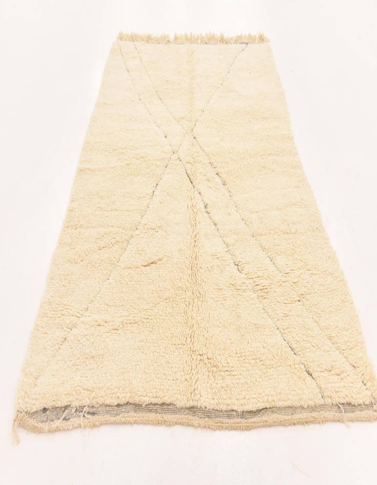 Detail image of 5' 3 x 8'  Hand Knotted Moroccan Wool Rug