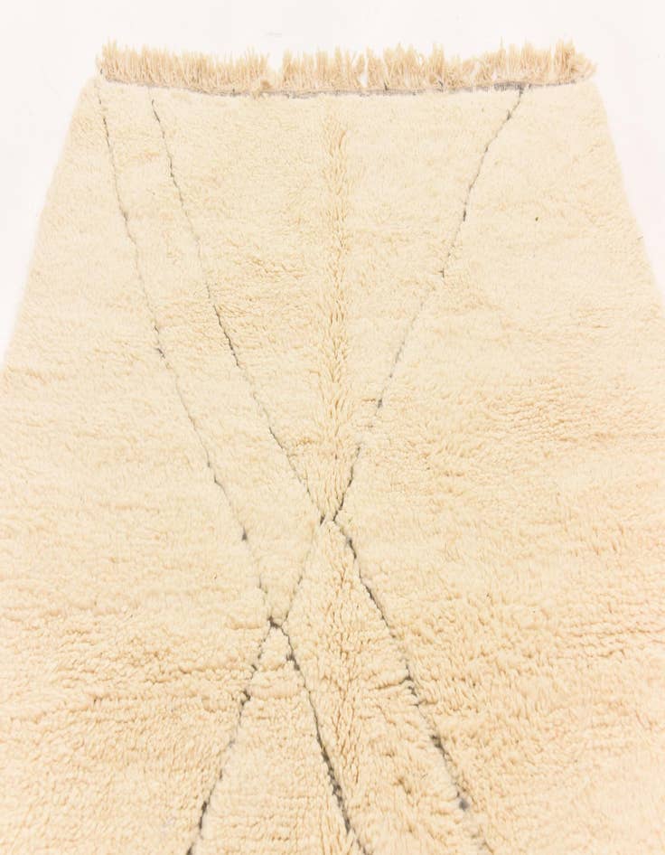 Detail image of 5' 3 x 8'  Hand Knotted Moroccan Wool Rug