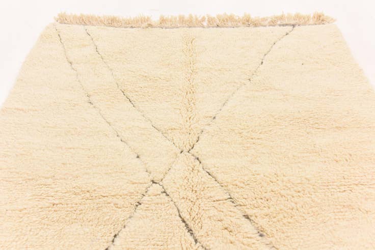 Detail image of 5' 3 x 8' Hand Knotted Moroccan Wool Rug