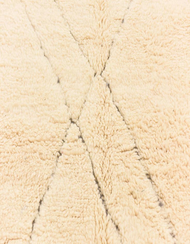 Detail image of 5' 3 x 8'  Hand Knotted Moroccan Wool Rug