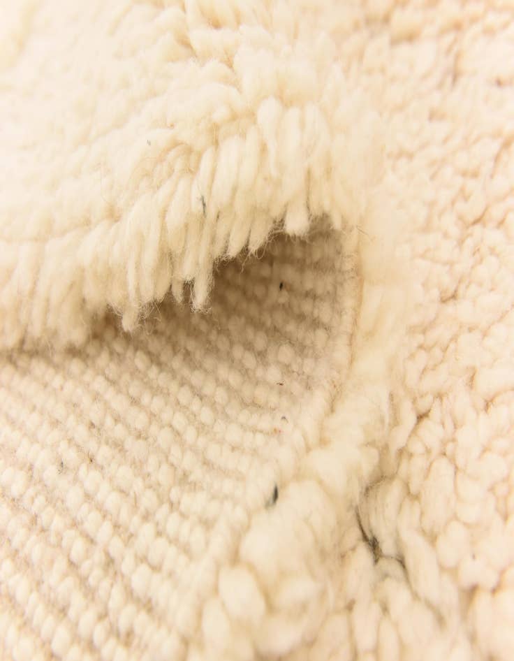 Detail image of 5' 3 x 8'  Hand Knotted Moroccan Wool Rug