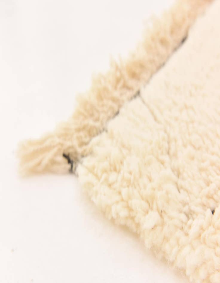 Detail image of 5' 3 x 8'  Hand Knotted Moroccan Wool Rug