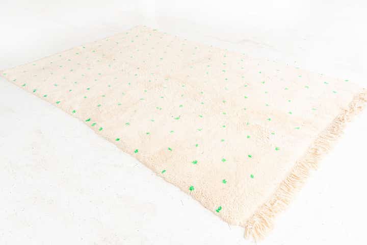 5' 2 x 8' Hand Knotted Moroccan Wool Rug