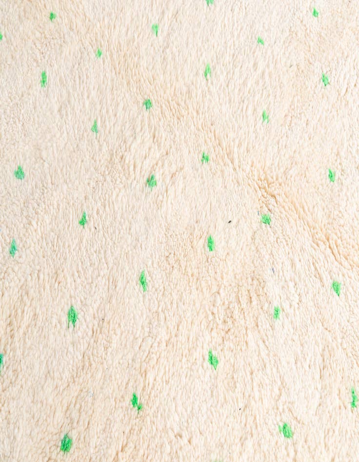 Detail image of 5' 2 x 8'  Hand Knotted Moroccan Wool Rug