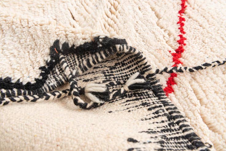Detail image of 5' 3 x 8' Hand Knotted Moroccan Wool Rug