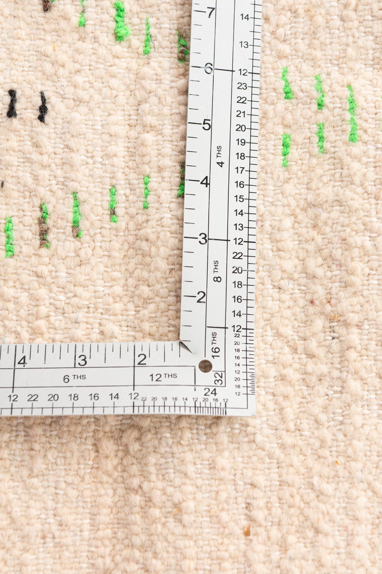 6' 6 x 9' 4 Hand Knotted Moroccan Wool Rug