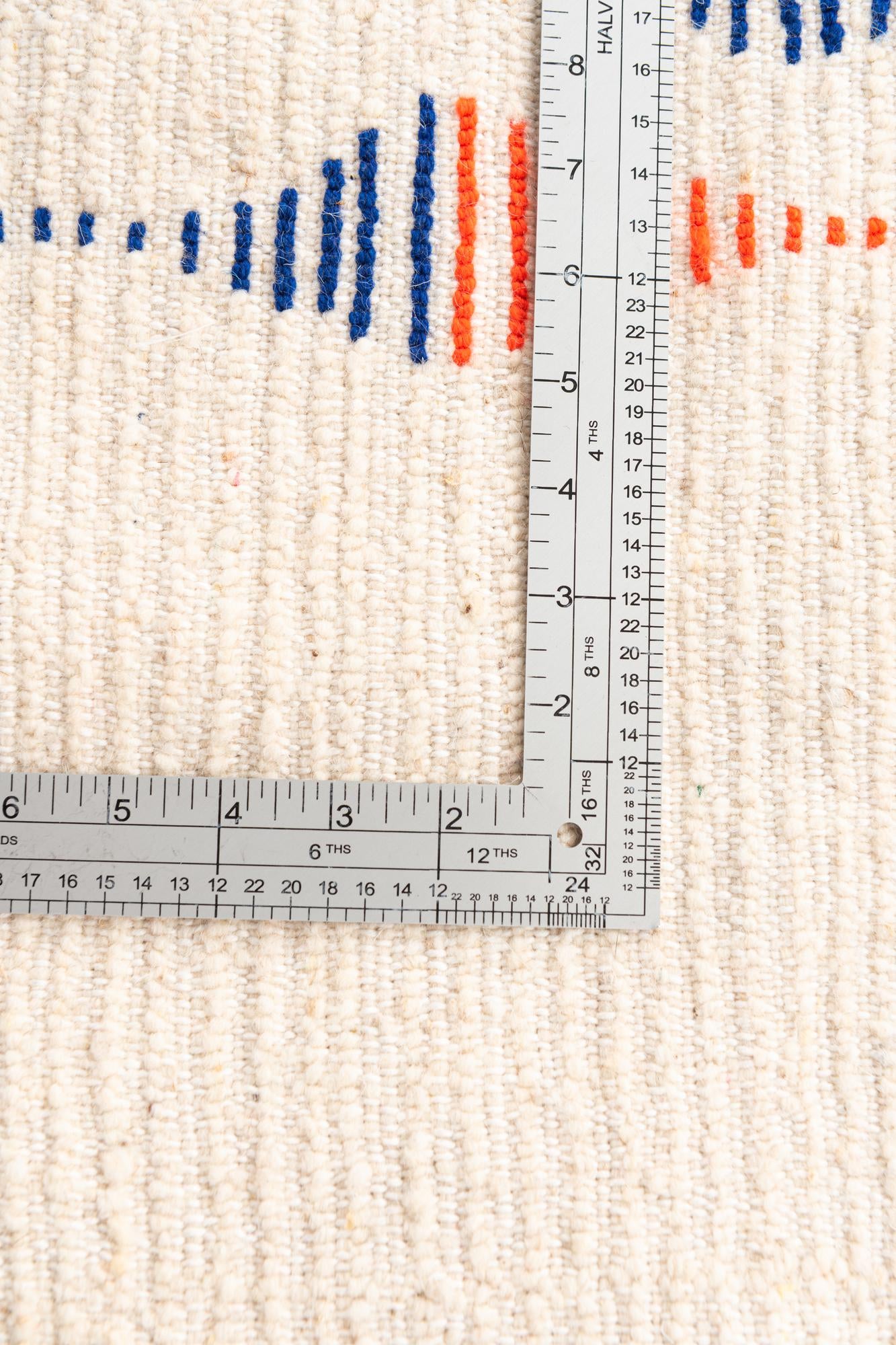 7' x 10' 4 Hand Knotted Moroccan Wool Rug