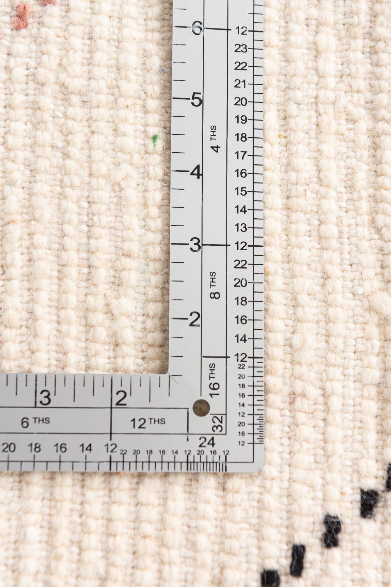 6' 9 x 9' 10 Hand Knotted Moroccan Wool Rug