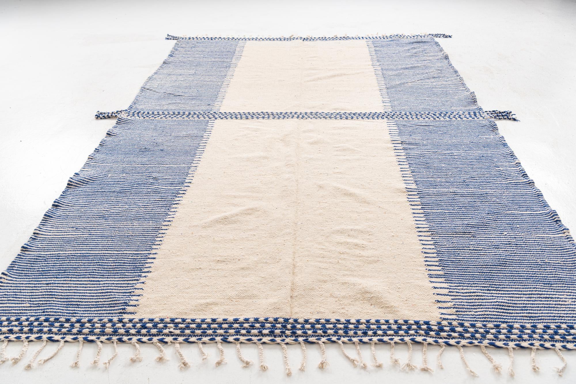 7' 2 x 11' Hand Knotted Moroccan Wool Rug