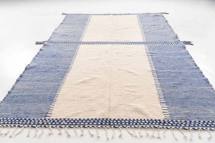 7' 2 x 11' Hand Knotted Moroccan Wool Rug