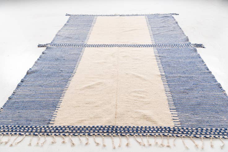 Detail image of 7' 2 x 11' Hand Knotted Moroccan Wool Rug