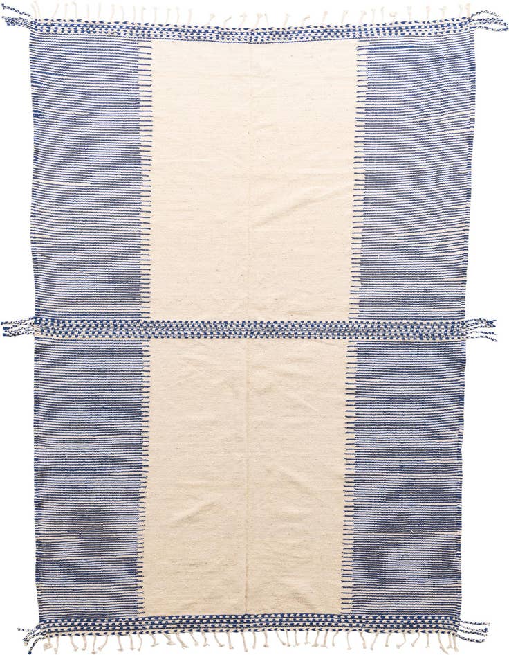 Detail image of 7' 2 x 11' Hand Knotted Moroccan Wool Rug