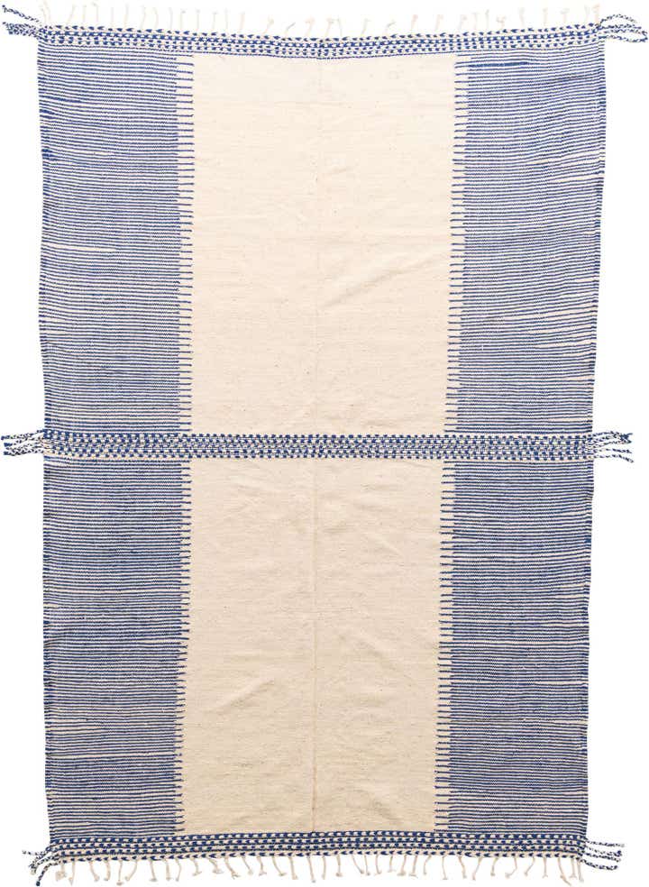 7' 2 x 11' Hand Knotted Moroccan Wool Rug