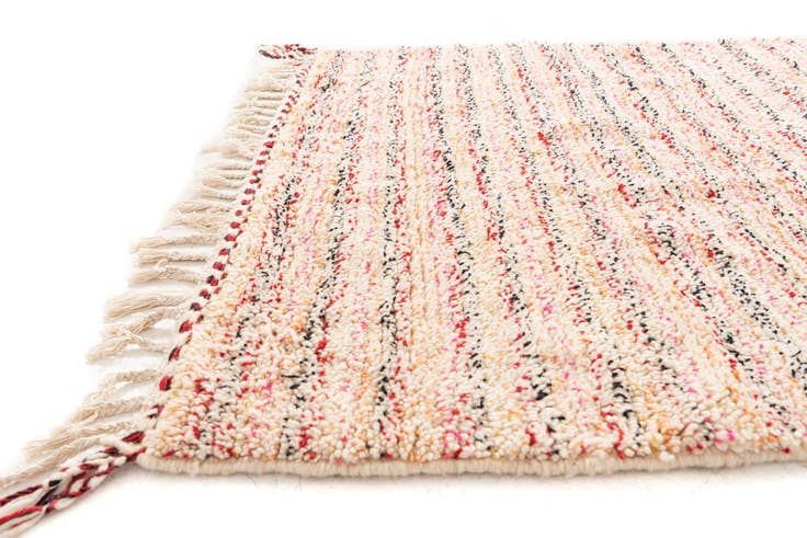 Detail image of 5' 1 x 6' 9 Hand Knotted Moroccan Wool Rug