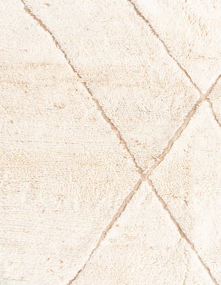 Detail image of 5' 6 x 8'  Hand Knotted Moroccan Wool Rug