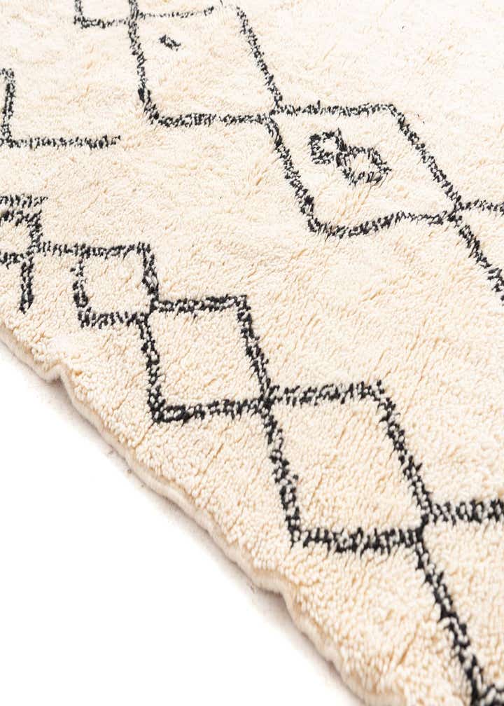 5' x 7' 7 Hand Knotted Moroccan Wool Rug