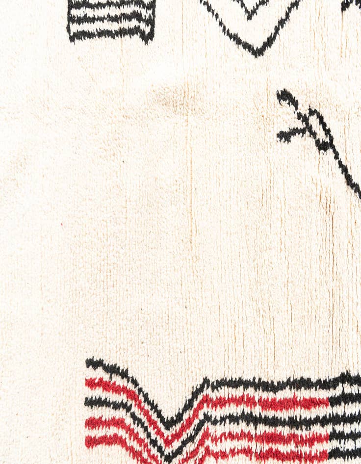 Detail image of 5' x 8' 8  Hand Knotted Moroccan Wool Rug