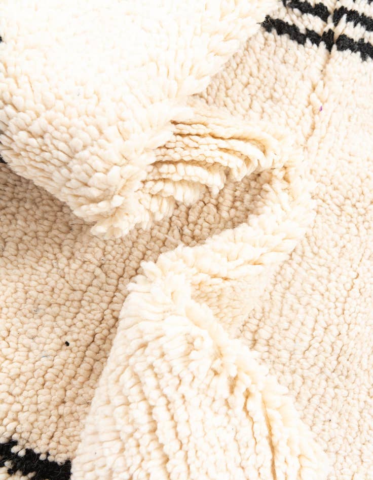 Detail image of 5' x 8' 8  Hand Knotted Moroccan Wool Rug