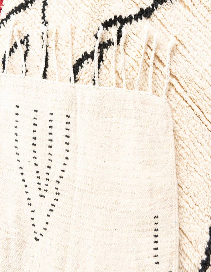 Detail image of 5' x 8' 8  Hand Knotted Moroccan Wool Rug