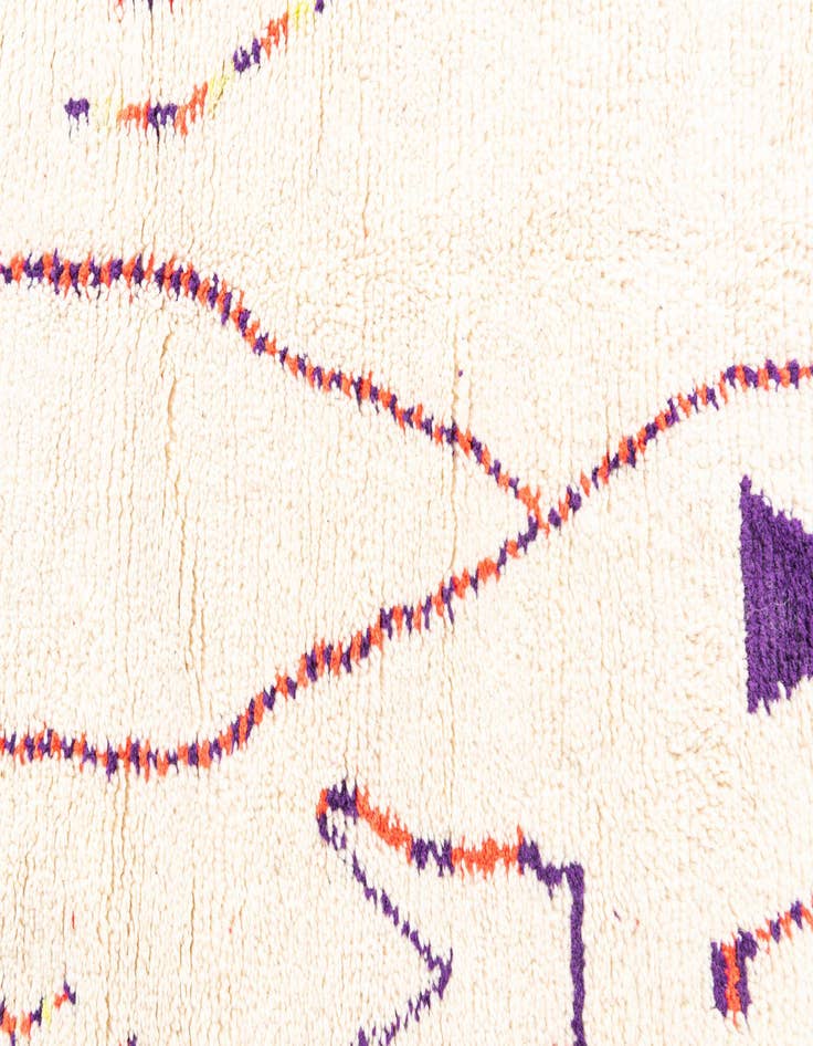 Detail image of 5' x 8' 8  Hand Knotted Moroccan Wool Rug