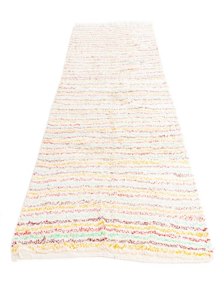 Detail image of 5' 4 x 9' 2  Hand Knotted Moroccan Wool Rug