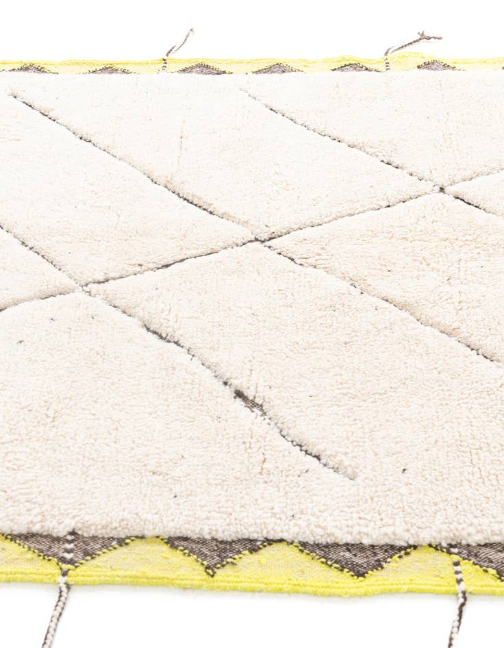 Detail image of 5' 4 x 9'  Hand Knotted Moroccan Wool Rug