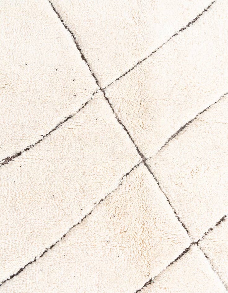 Detail image of 5' 4 x 9'  Hand Knotted Moroccan Wool Rug