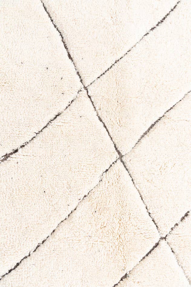 Detail image of 5' 4 x 9' Hand Knotted Moroccan Wool Rug
