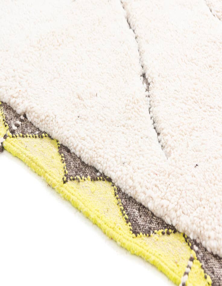 Detail image of 5' 4 x 9'  Hand Knotted Moroccan Wool Rug