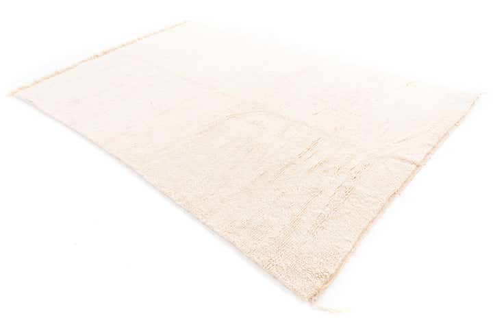 6' 6 x 10' Hand Knotted Moroccan Wool Rug