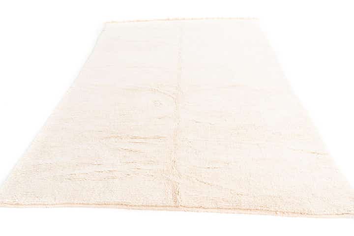 6' 6 x 10' Hand Knotted Moroccan Wool Rug