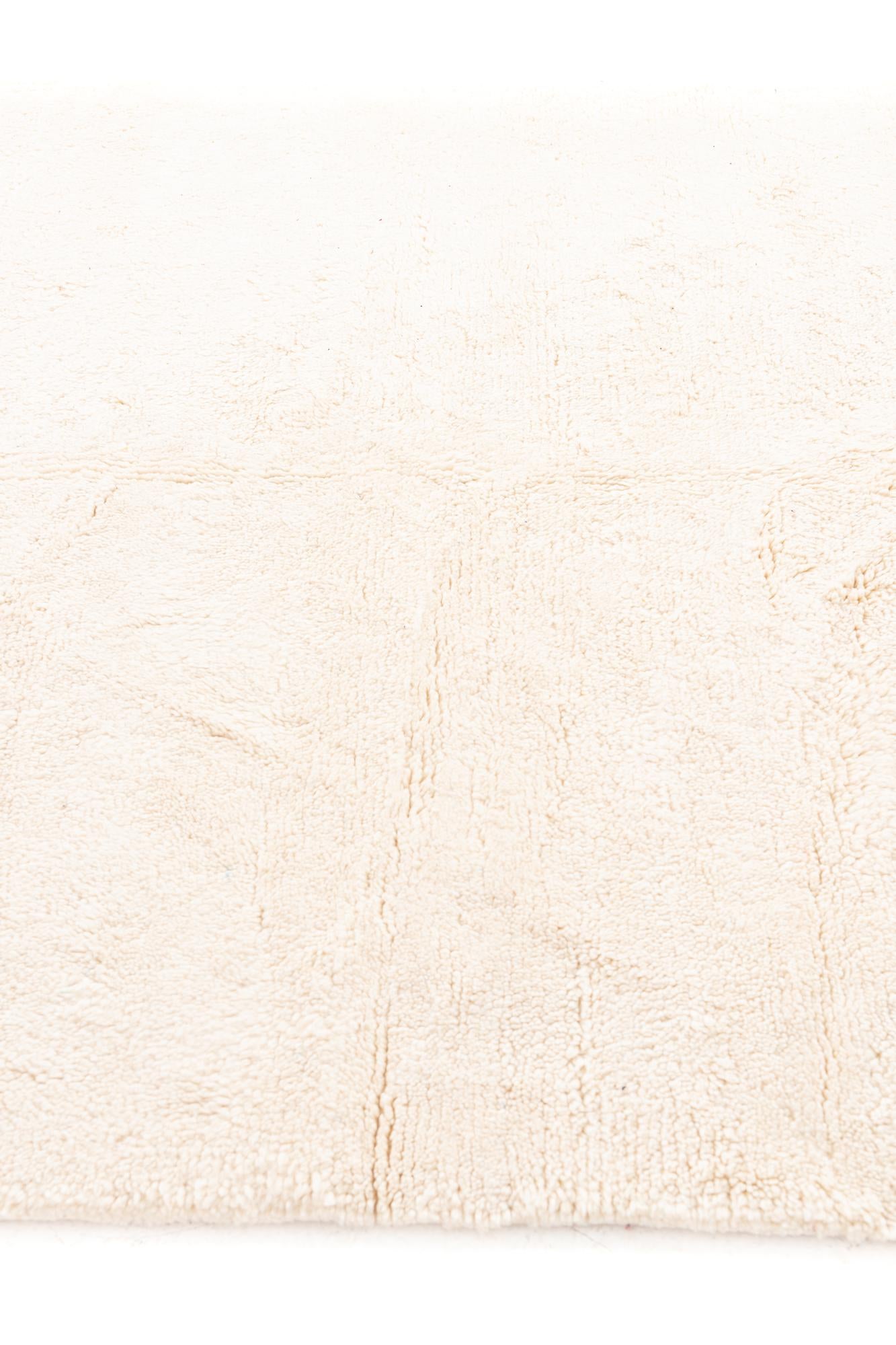 6' 6 x 10' Hand Knotted Moroccan Wool Rug