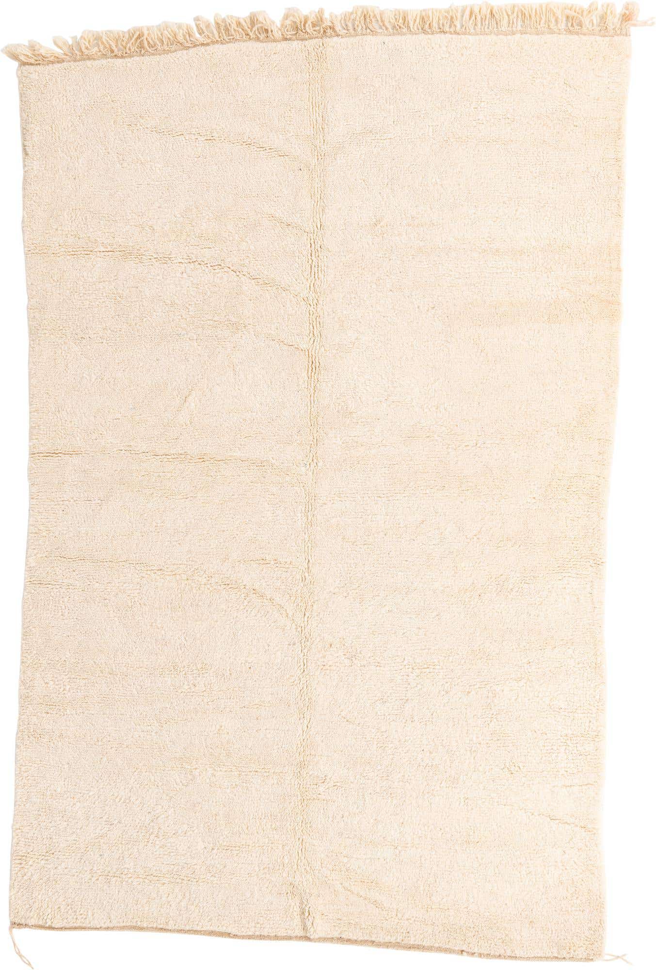 6' 6 x 10' Hand Knotted Moroccan Wool Rug