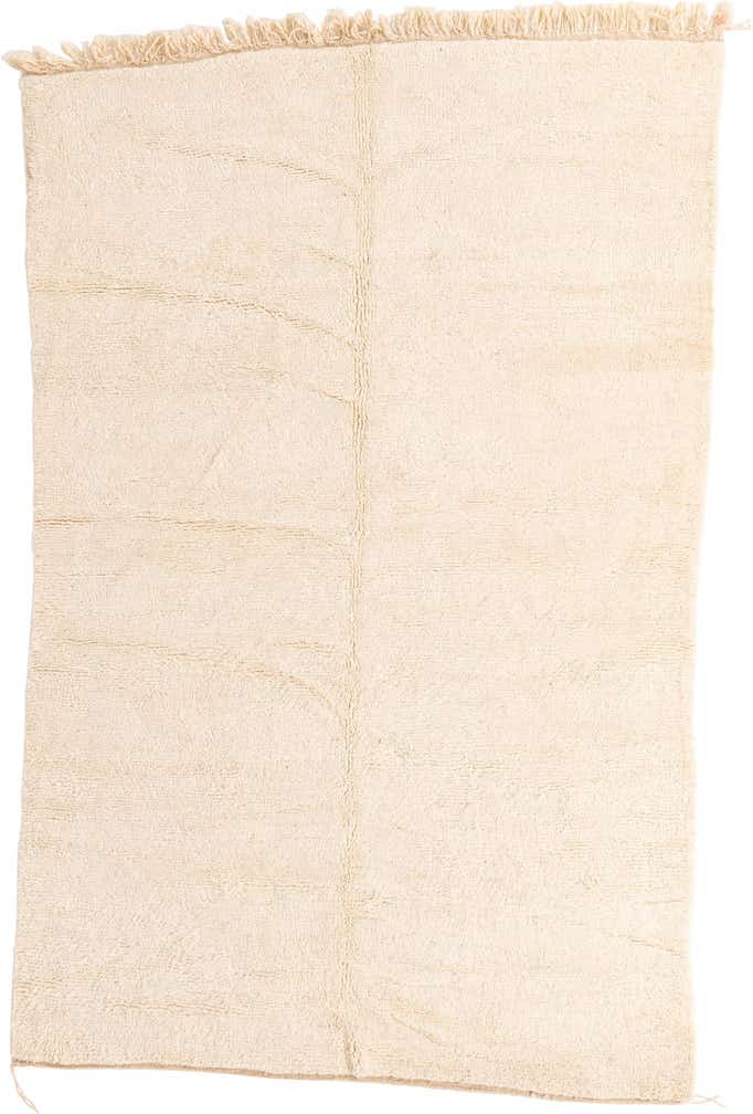 6' 6 x 10' Hand Knotted Moroccan Wool Rug