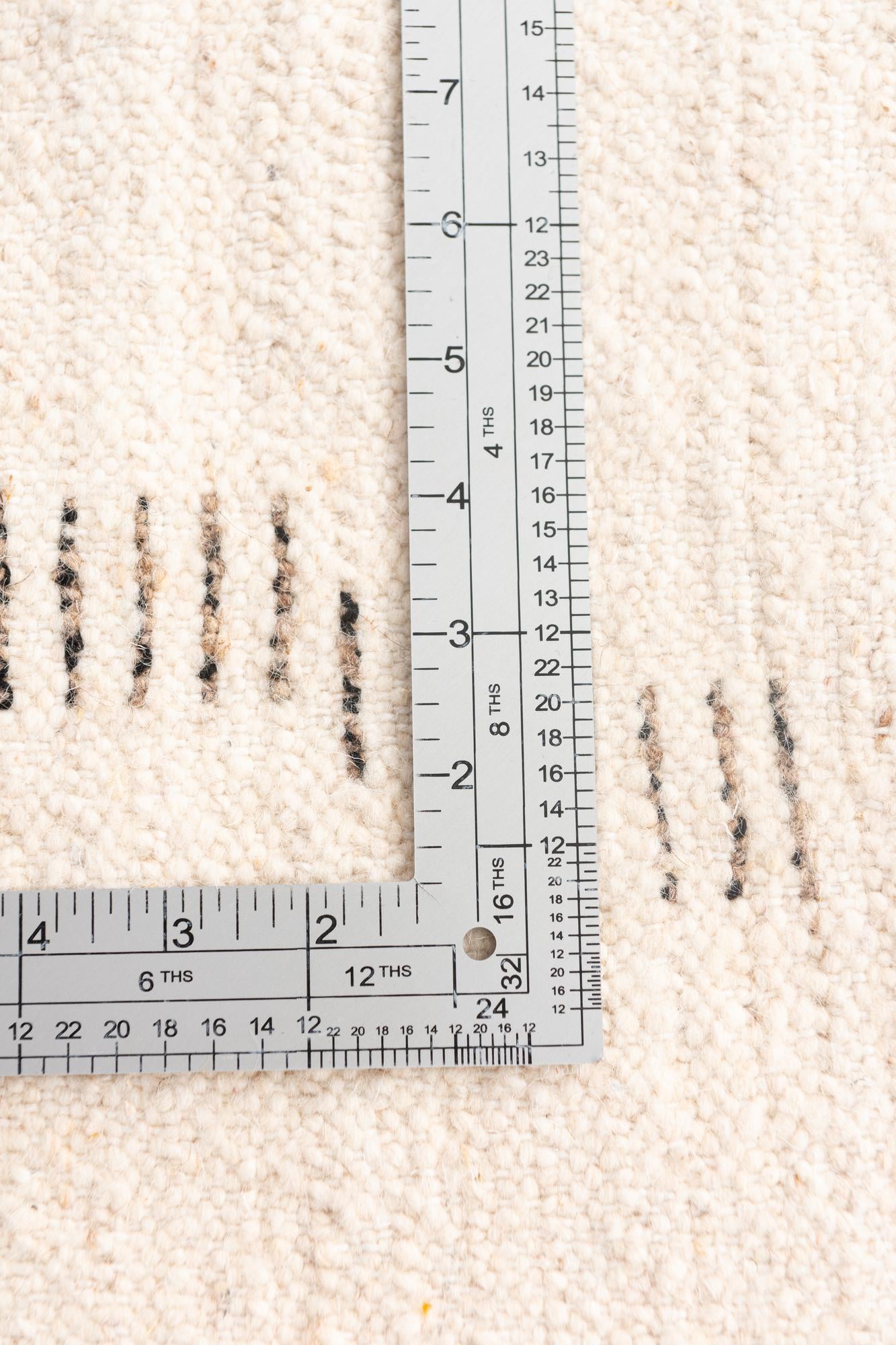 5' 2 x 6' 10 Hand Knotted Moroccan Wool Rug